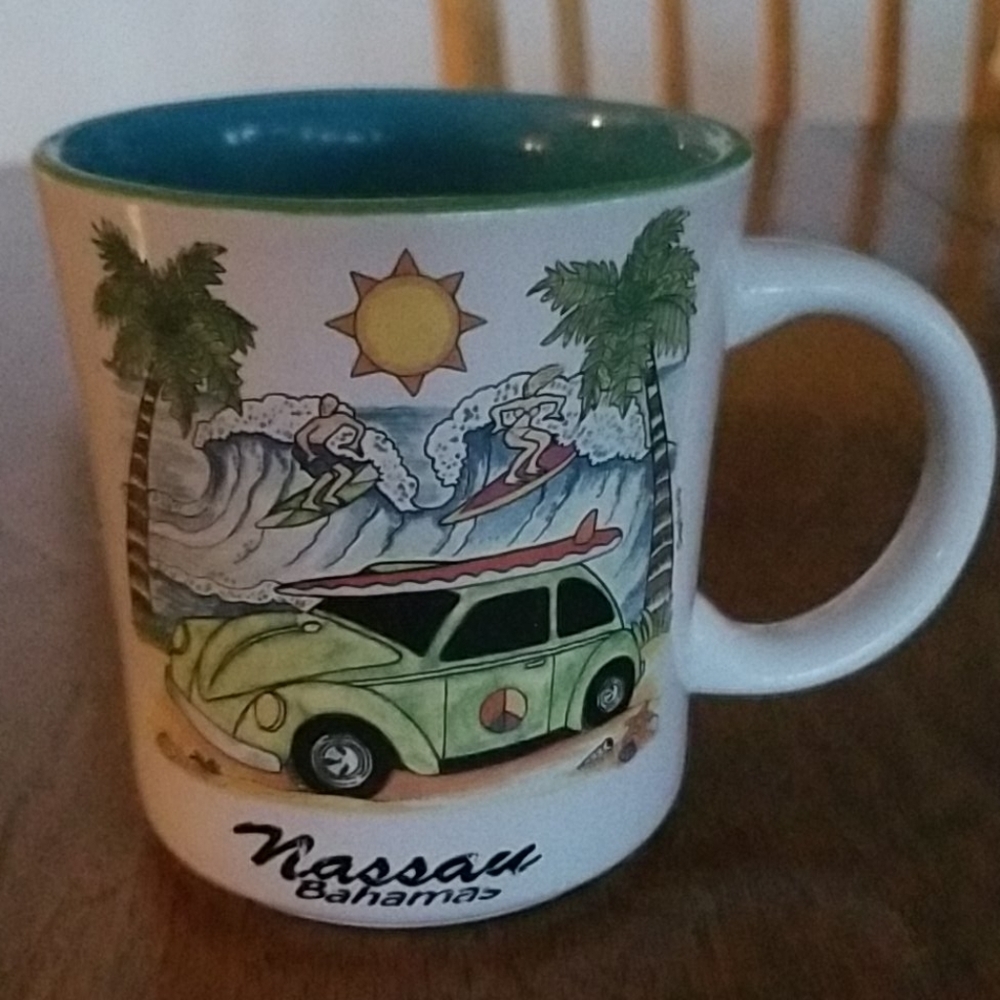 Nassau Bahamas Souvenir Porcelain Coffe/Tea Mug